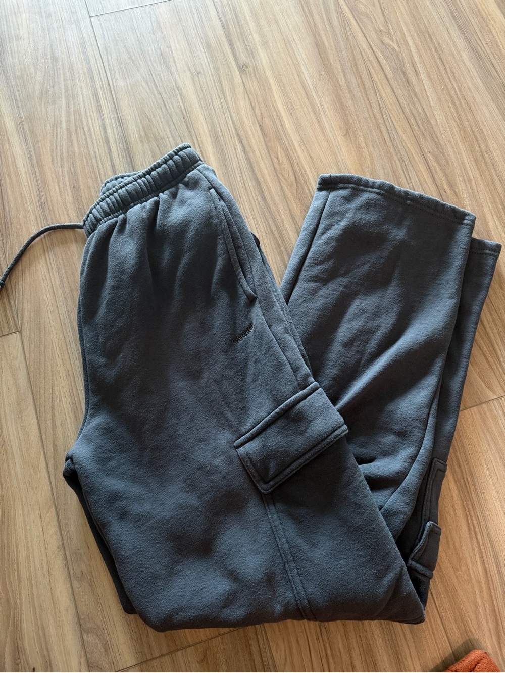 GARAGE Charcoal Gray Cargo Sweatpants - Comfortable Everyday Joggers
